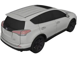 Toyota RAV4 (2019) 3D Model preview
