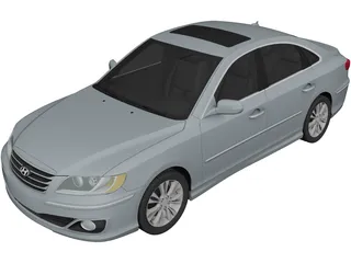 Hyundai Azera Sedan (2011) 3D Model preview