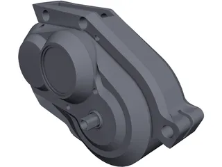Continental Revolution 48V Electric Bike Motor 3D Model preview