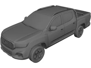 Maxus T60 Double Cab (2017) 3D Model preview