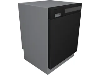 Miele Washing Mashine 3D Model preview