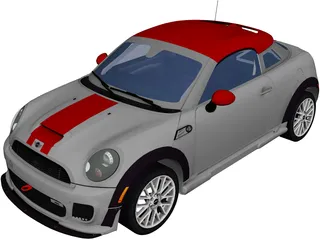 Mini Cooper S Coupe (2012) 3D Model preview