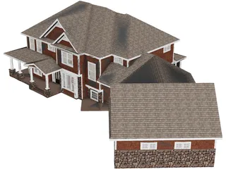 Villa 3D Model preview