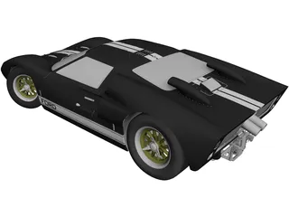 Ford GT40 3D Model preview