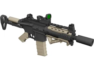 M4 CXP 3D Model preview