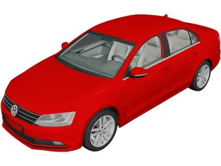 Volkswagen Jetta (2015) 3D Model preview