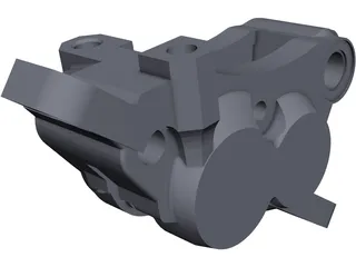 Shimano Zee Calliper 3D Model preview