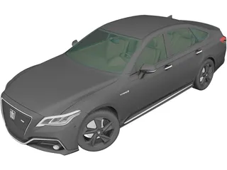 Toyota Crown RS Advance (2018) 3D Model preview