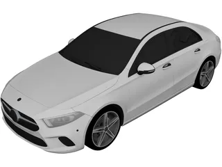 Mercedes-Benz A-Class Sedan  [W177] 3D Model preview