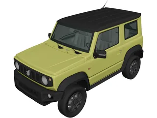 Suzuki Jimny (2019) 3D Model preview
