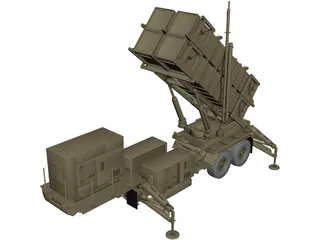 Patriot MIM-104 3D Model preview