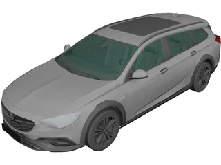 Opel Insignia Country Tourer (2017) 3D Model preview