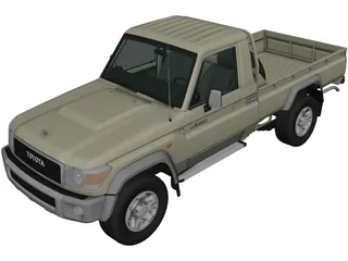 Toyota Land Cruiser [J79] (2007) 3D Model preview