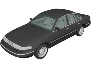 Ford Crown Victoria (1995) 3D Model preview