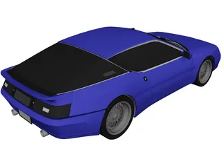 Renault Alpine (1990) 3D Model preview