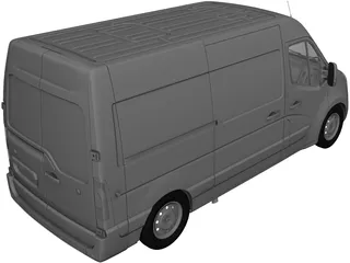 Renault Master (2017) 3D Model preview