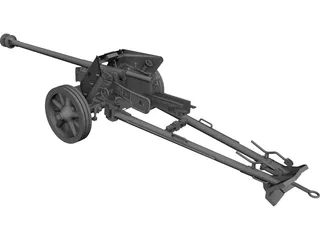 PAK 40 3D Model preview