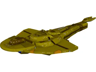Star Trek Cardassian Angelor 3D Model preview