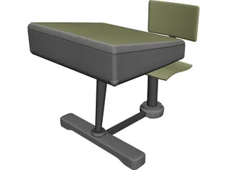 Desk 3D Model preview
