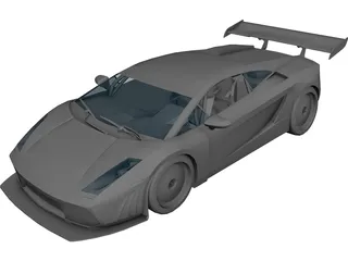 Lamborghini Gallardo GT3 Cup 3D Model preview