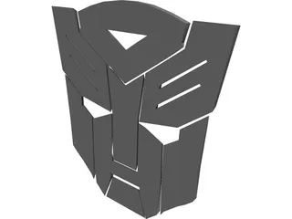 Transformers Autobot Symbol 3D Model preview