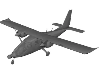 Vulcanair P.68 Observer 3D Model preview
