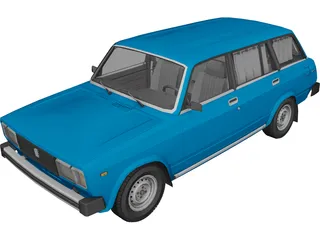 VAZ 2104 3D Model preview