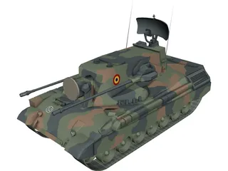 Gepard AA System 3D Model preview