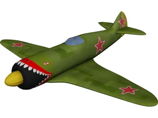 Lavochkin La-5 3D Model preview