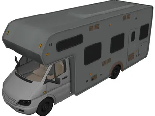 Camper 3D Model preview