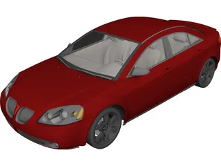 Pontiac G6 3D Model preview