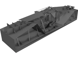 Organic Building Design 3D Model preview