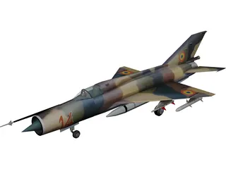 MiG-21 LanceR C 3D Model preview