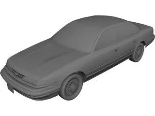 Ford Crown Victoria (1996) 3D Model preview