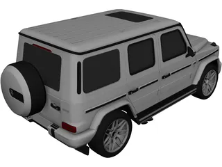 Mercedes-Benz G63 AMG (2019) 3D Model preview