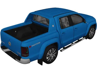 Volkswagen Amarok (2018) 3D Model preview