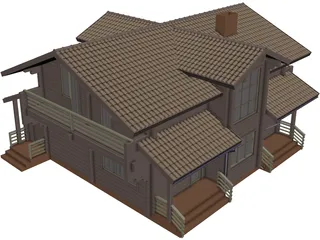 House 3D Model preview