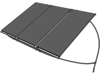 Sprayhood Solar Panels 3D Model preview