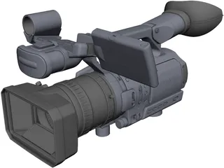 Sony Video Camera 3D Model preview