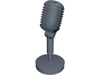Shure 55 Microphone 3D Model preview