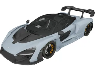 McLaren Senna (2019) 3D Model preview