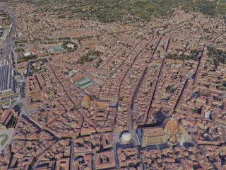 Florence City, Italy (2019) 3D Model preview