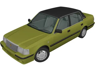 Toyota Crown Comfort (1995) 3D Model preview