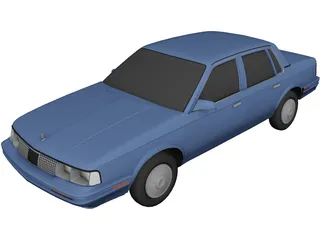 Oldsmobile Cutlass Ciera (1986) 3D Model preview