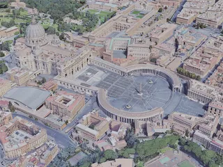 Vatican City, Rome, Italy (2019) 3D Model preview