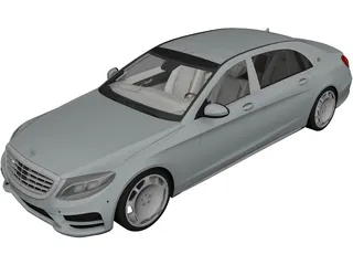 Mercedes-Maybach (2019) 3D Model preview