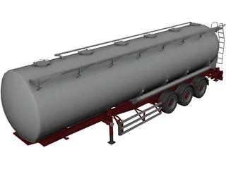 LAG Bulktrailer 3D Model preview