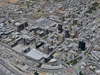 Cape Town City Bowl, South Africa (2019) 3D Model preview
