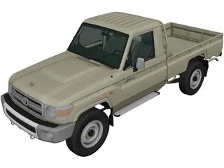 Toyota Land Cruiser [J71] 3D Model preview