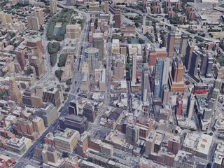 New York City, Brooklyn, USA (2019) 3D Model preview